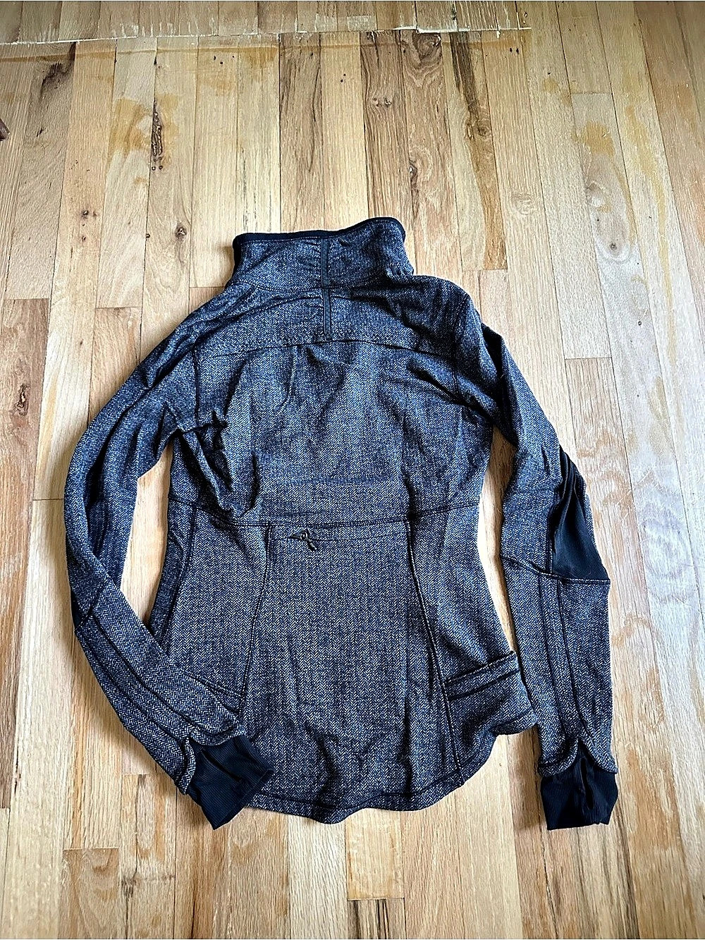 Athleta Textured Jacket in Blue Size 6